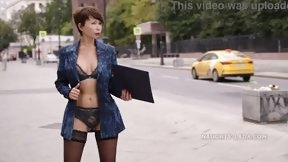 business woman video: Business day. With out a skirt in public... a little later I took off my underwear