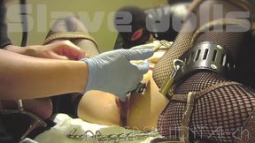 hentai bondage video: BDSM urethral training... clitoral vibrator fixed & urethral pinky finger insertion... Female urethra that bites down to ...