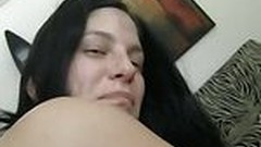 anal pain video: Big titted Lexy deepthroats and painful anal pounding in doggystyle