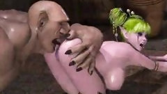 hentai monster video: 3D Busty Elf Girl Wrecked by Ogres!
