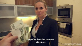 money video: Hot amateur milf fucked for cash