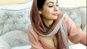 arab big tits video: Busty Arab Girl Shows Her Hairy Pussy