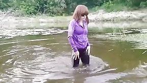 mud video: adidas leggings wet &mud