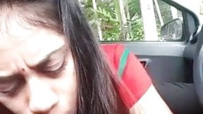 indian blowjob video: Tamil Girl BJ in the Car