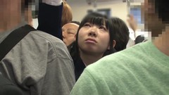 japanese fetish video: japanese Asian panty job in public