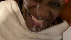 facial video: Cum on face