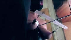 clothespin video: Needle pins clothes pin auto piercing Nipples very BDSM