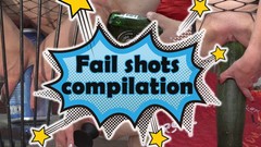 bottle video: Compilation of fail video shots.
