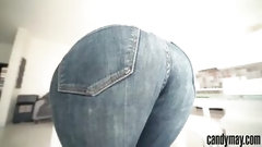 jeans video: mom CREAMPIES HER JEANS