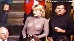 see through video: MILF With See Through Top At Sporting Event