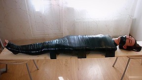 mummification video: russian fetish mummification
