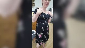 british in homemade video: Cougar getting nude infront of step son and getting inside