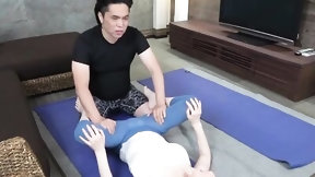 coach video: MILF is being groped and fucked by that kinky fitness instructor