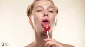 lollipop video: Sweet Cock In My Mouth - Lollipop Blowjob