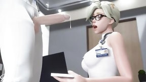 3d video: Doctor Mercy Cock Exam, fellatio deepthroath 3D