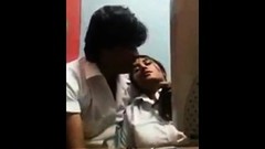 indian kissing video: Couple kissing passionately