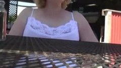 restaurant video: Amateur Girl Having an Orgasm In a Restaurant