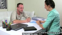 plumber video: Female agent fucks plumber euro cum