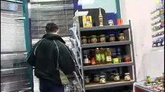 shop video: Hot Blond Store Clerk