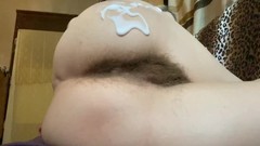 lotion video: Natural Hairy Girl body lotion session . Hairy pussy ,ass ,legs,armpits