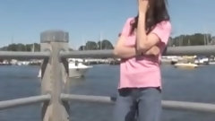 clothed pissing video: These girls love the pee