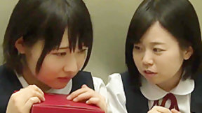 elevator video: Japanese Students Stuck In Elevator