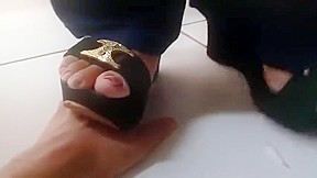 trampling video: hand crush and trample