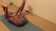 happy ending video: Yoga session with a happy ending :D