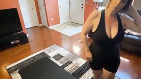 cheating wife video: Ditzy Stepmom Getting Workout Tips From Stepson - Danni Jones - Danni2427 Taboo