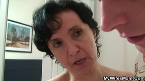 milf video: Mywifesmom - spying my wifes hottie milf in the shower