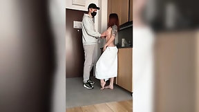 delivery guy video: Delivery guy fucked cute redhead teen in exchange for free pizza