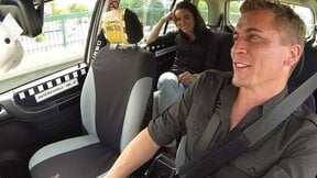 backseat video: CzechTaxi Multiple Female Orgasm in the Backseat