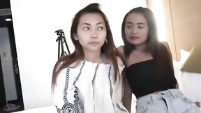 thai interracial sex video: Creampie 3Some with 2 Hot Thai Cuties