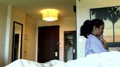 anal video: Young Tight Hotel Maid Cleaning Lady