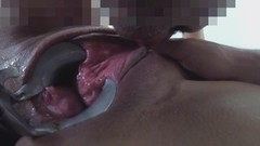 speculum video: Peehole edging ends up with a pussy squirting gallons with pleasure!