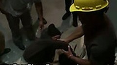 anal gangbang video: Female boss fucked by huge black dicks