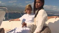 yacht video: Banging the Asian girl's pussy on the most luxurious yacht