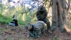 soldier video: Soldiers fucking outdoors in uniform