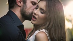 romantic video: Cute natural teen Mary Rock romantic sex