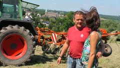 bend over video: Bent over the tractor mature village slut gets nailed from behind