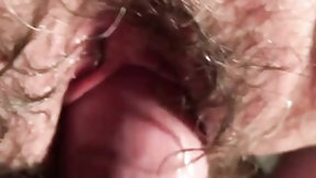 close up video: Closeup POV Of My Wife's Sex Aperture Taking A Spunk Flow