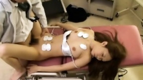 long legged video: Long-legged young eye candy is eager to have her pussy exam