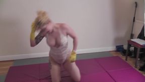gloves video: COMPETITIVE MAT WRESTLING Kassidy - Rosie PINS ONLY