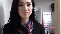 realtor video: Classy realtor blackmailed into stripping