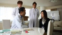 asian doctor video: Randy housewife examined by a group of hot doctors