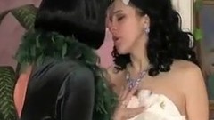 bride video: Cheating Lesbian Bride with Mother in Law