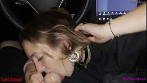 girlfriend video: Fucking Hot Teen Tinder Date In My Car Self Driving Tesla Autopilot