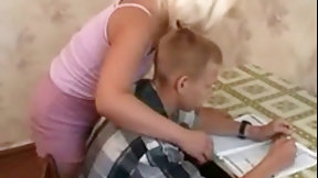 russian mom video: Russian mom and son