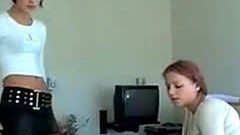 russian cum video: Two Russian Teens One Old Pervert