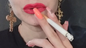 smoking fetish video: Get addicted to My smoke!